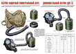 ПВ03 Средства защиты органов дыхания - противогазы, респираторы (пленка самокл., А3, 9 листов) - Плакаты - Гражданская оборона - Магазин охраны труда ИЗО Стиль
